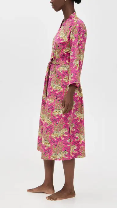 Printfresh Bagheera Long Robe Hot Pink S/M | Thumbnail 4 Printfresh Bagheera Long Robe Hot Pink S/M | Thumbnail 4