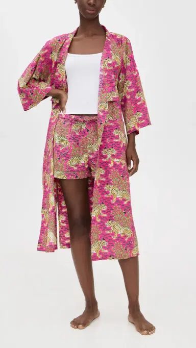 Printfresh Bagheera Long Robe Hot Pink S/M | Thumbnail 5 Printfresh Bagheera Long Robe Hot Pink S/M | Thumbnail 5