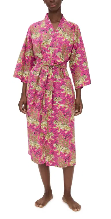 Printfresh Bagheera Long Robe Hot Pink S/M | Thumbnail 1 Printfresh Bagheera Long Robe Hot Pink S/M | Thumbnail 1