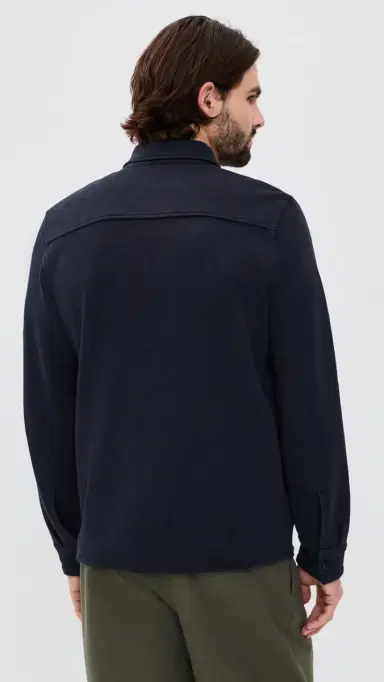 Vince Double lub Shirt Jacket Coastal | Thumbnail 3 Vince Double lub Shirt Jacket Coastal | Thumbnail 3