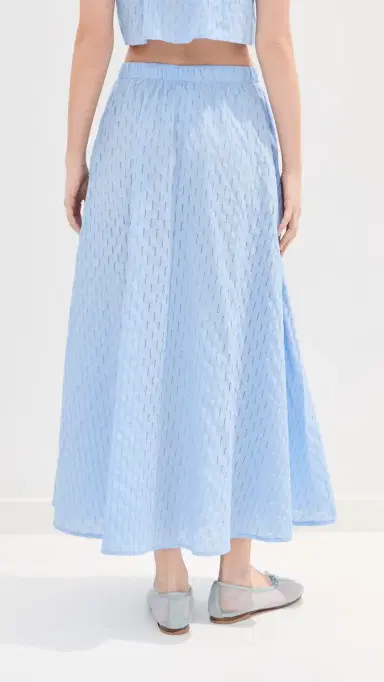 LE BOP Martha Eyelet Skirt Blue | Thumbnail 3 LE BOP Martha Eyelet Skirt Blue | Thumbnail 3