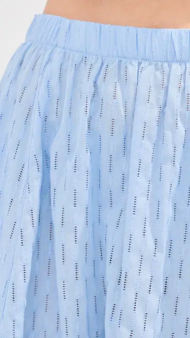 LE BOP Martha Eyelet Skirt Blue | Thumbnail 6 LE BOP Martha Eyelet Skirt Blue | Thumbnail 6