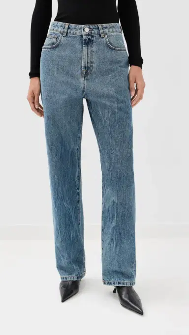 Róhe Baggy Fit Denim Jeans Mid Denim Blue | Thumbnail 2 Róhe Baggy Fit Denim Jeans Mid Denim Blue | Thumbnail 2
