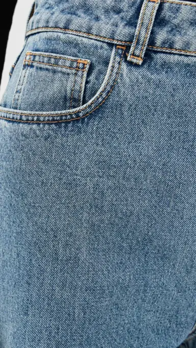 Róhe Baggy Fit Denim Jeans Mid Denim Blue | Thumbnail 6 Róhe Baggy Fit Denim Jeans Mid Denim Blue | Thumbnail 6