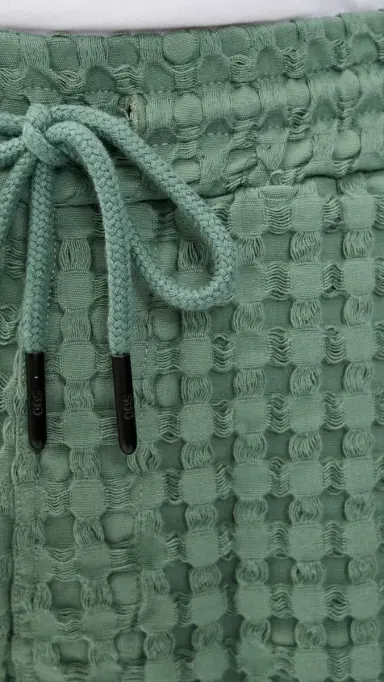 OAS Waffle Porto Shorts 7 Green | Thumbnail 6 OAS Waffle Porto Shorts 7 Green | Thumbnail 6