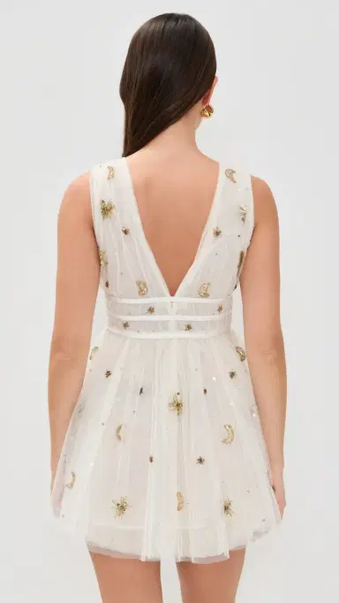 LoveShackFancy Lawton Dress Lunar Gold | Thumbnail 3 LoveShackFancy Lawton Dress Lunar Gold | Thumbnail 3