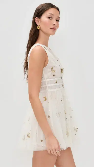 LoveShackFancy Lawton Dress Lunar Gold | Thumbnail 4 LoveShackFancy Lawton Dress Lunar Gold | Thumbnail 4