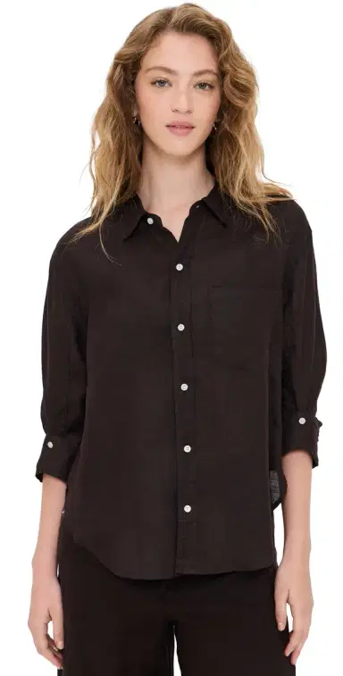 Citizens of Humanity Kayla Shrunken Shirt | Thumbnail 1 Citizens of Humanity Kayla Shrunken Shirt | Thumbnail 1