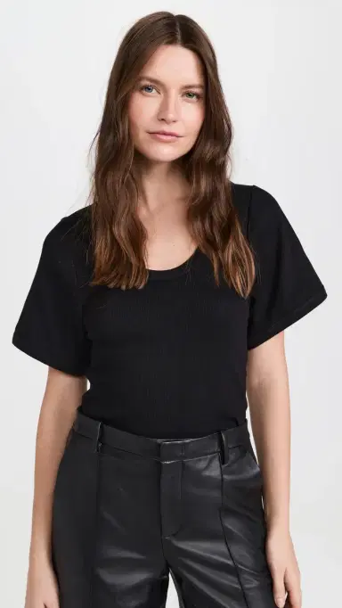 By Malene Birger Lunai Tee Black M | Thumbnail 2 By Malene Birger Lunai Tee Black M | Thumbnail 2