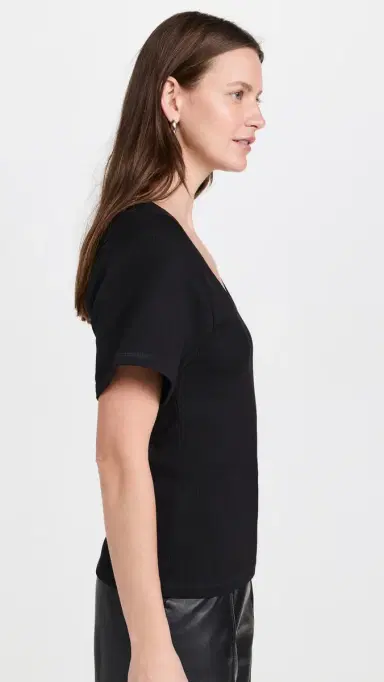 By Malene Birger Lunai Tee Black M | Thumbnail 4 By Malene Birger Lunai Tee Black M | Thumbnail 4