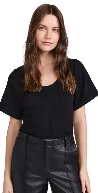 By Malene Birger Lunai Tee Black M | Thumbnail 1 By Malene Birger Lunai Tee Black M | Thumbnail 1