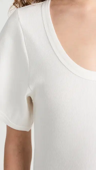 By Malene Birger Lunai Tee Soft White M | Thumbnail 6 By Malene Birger Lunai Tee Soft White M | Thumbnail 6