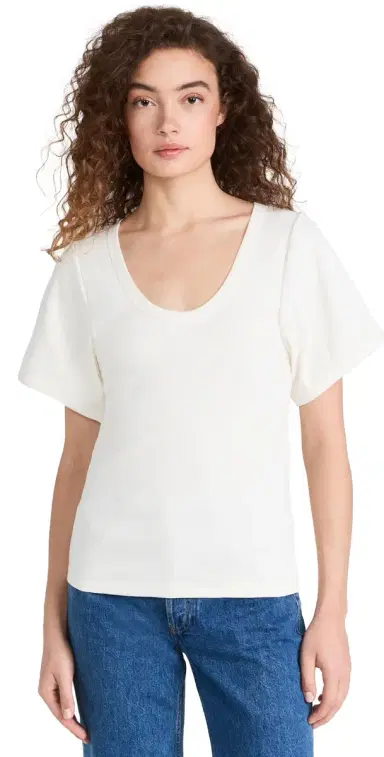 By Malene Birger Lunai Tee Soft White M | Thumbnail 1 By Malene Birger Lunai Tee Soft White M | Thumbnail 1