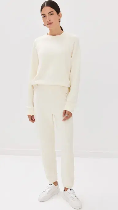 Jenni Kayne aturday Sweatpants Cream | Thumbnail 5 Jenni Kayne aturday Sweatpants Cream | Thumbnail 5