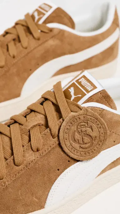 PUMA Suede Charles F. Stead V Sneakers Honey Butter/Puma White | Thumbnail 5 PUMA Suede Charles F. Stead V Sneakers Honey Butter/Puma White | Thumbnail 5