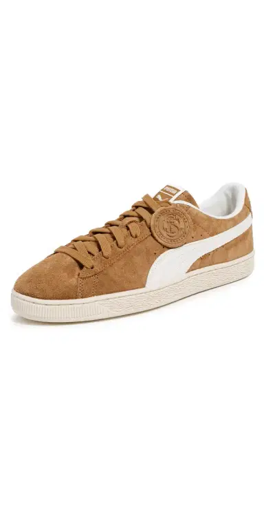 PUMA Suede Charles F. Stead V Sneakers Honey Butter/Puma White | Thumbnail 1 PUMA Suede Charles F. Stead V Sneakers Honey Butter/Puma White | Thumbnail 1