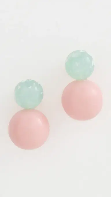 Lele Sadoughi Oasis Double Drop Earrings Blush Opal | Thumbnail 2 Lele Sadoughi Oasis Double Drop Earrings Blush Opal | Thumbnail 2