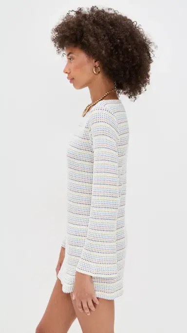 LE BOP Biarritz Coverup Retro Waffle | Thumbnail 4 LE BOP Biarritz Coverup Retro Waffle | Thumbnail 4
