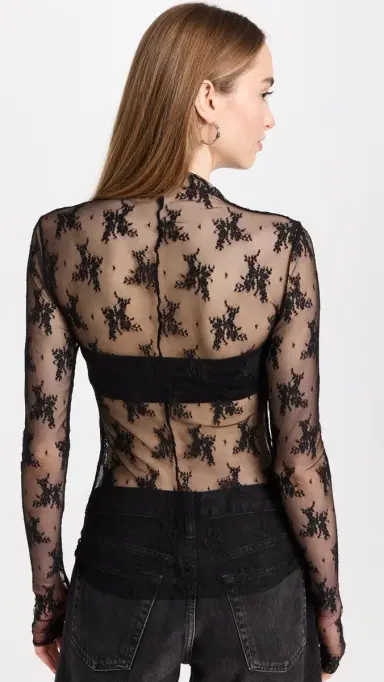 Free People Lady Lux Layering Top Black | Thumbnail 3 Free People Lady Lux Layering Top Black | Thumbnail 3