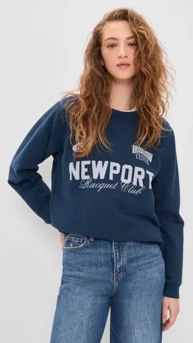 Original Retro Brand Newport Racquet Club Pullover | Thumbnail 2 Original Retro Brand Newport Racquet Club Pullover | Thumbnail 2