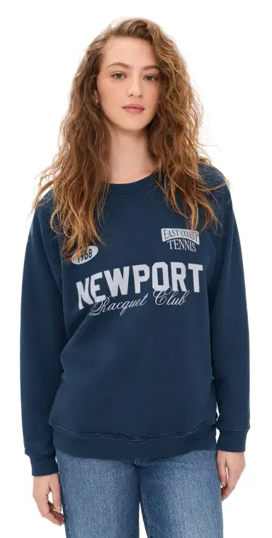 Original Retro Brand Newport Racquet Club Pullover | Thumbnail 1 Original Retro Brand Newport Racquet Club Pullover | Thumbnail 1