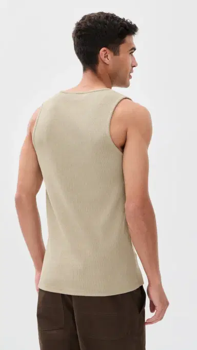 Lemaire Rib Tank Top Sage | Thumbnail 3 Lemaire Rib Tank Top Sage | Thumbnail 3