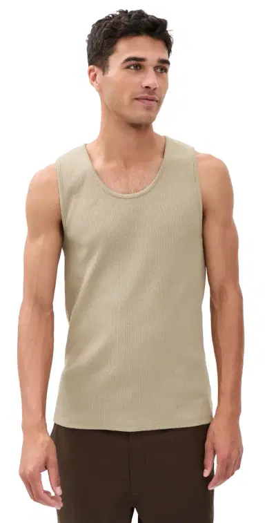 Lemaire Rib Tank Top Sage | Thumbnail 1 Lemaire Rib Tank Top Sage | Thumbnail 1