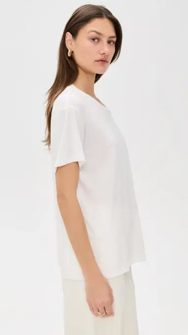 ÉTERNE Short Sleeve Boyfriend T-Shirt | Thumbnail 4 ÉTERNE Short Sleeve Boyfriend T-Shirt | Thumbnail 4