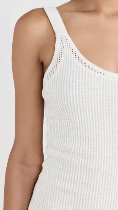 Staud Jessica Knit Coverup Dress White | Thumbnail 6 Staud Jessica Knit Coverup Dress White | Thumbnail 6