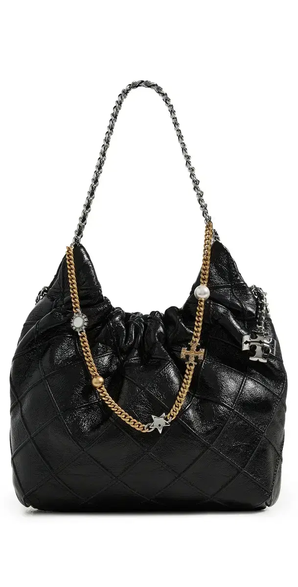 Fleming Distressed Mini Hobo Bag Black One Size Fleming Distressed Mini Hobo Bag Black One Size