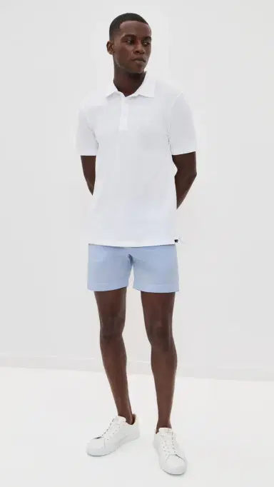 Orlebar Brown Bulldog Drawcord Seersucker Stripe Swim Shorts 6.25 Wave Blue | Thumbnail 5 Orlebar Brown Bulldog Drawcord Seersucker Stripe Swim Shorts 6.25 Wave Blue | Thumbnail 5