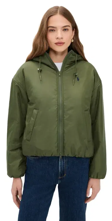 Polo Ralph Lauren Recycled Polyester Puffer Jacket New Olive | Thumbnail 1 Polo Ralph Lauren Recycled Polyester Puffer Jacket New Olive | Thumbnail 1