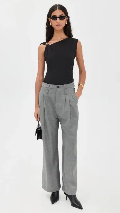 Vince leeveless houlder Drape Top Black | Thumbnail 5 Vince leeveless houlder Drape Top Black | Thumbnail 5