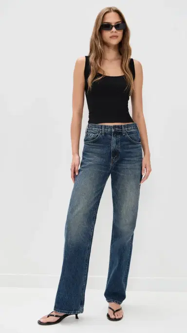 Cotton Citizen Verona Scoop Neck Tank Jet Black | Thumbnail 5 Cotton Citizen Verona Scoop Neck Tank Jet Black | Thumbnail 5