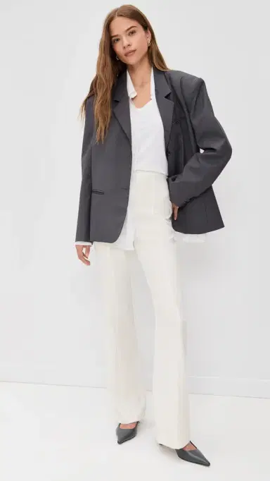 BLACK HALO Isabella Pants Porcelain | Thumbnail 5 BLACK HALO Isabella Pants Porcelain | Thumbnail 5