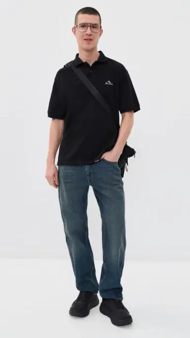 Stone Island Relaxed Pique Polo | Thumbnail 5 Stone Island Relaxed Pique Polo | Thumbnail 5