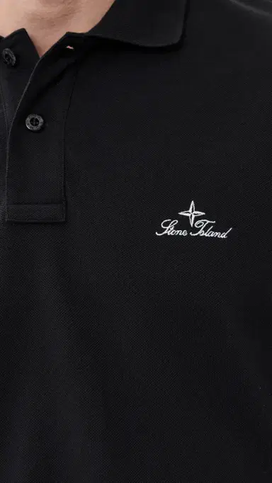 Stone Island Relaxed Pique Polo | Thumbnail 6 Stone Island Relaxed Pique Polo | Thumbnail 6