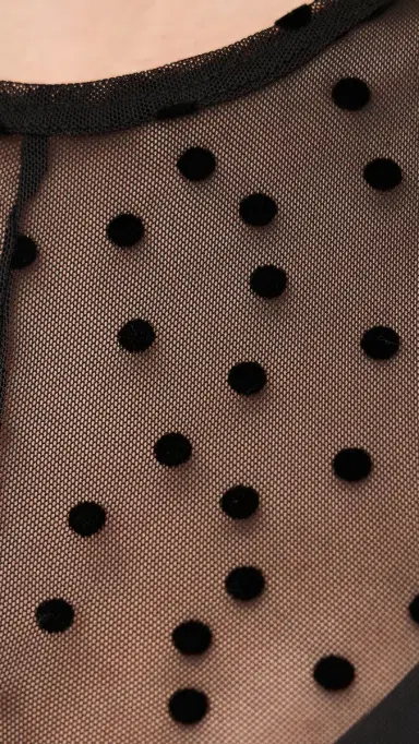 LE BOP Lottie Top Black Polka Dot S | Thumbnail 6 LE BOP Lottie Top Black Polka Dot S | Thumbnail 6