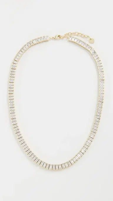HART Baguette Tennis Necklace Gold One Size | Thumbnail 2 HART Baguette Tennis Necklace Gold One Size | Thumbnail 2