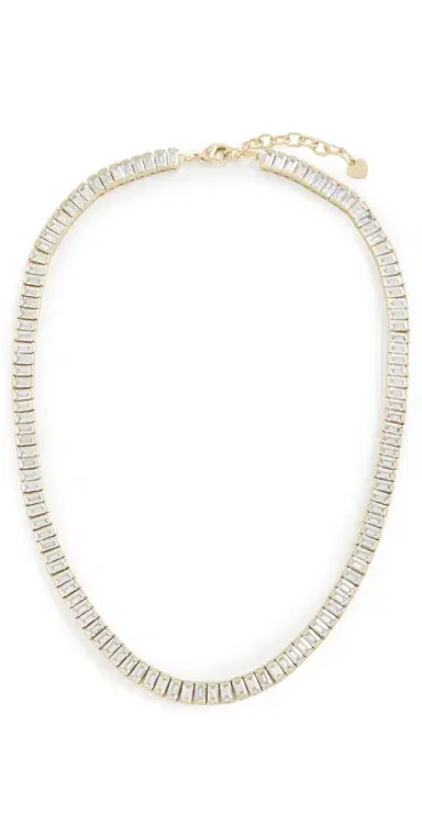 HART Baguette Tennis Necklace Gold One Size | Thumbnail 1 HART Baguette Tennis Necklace Gold One Size | Thumbnail 1
