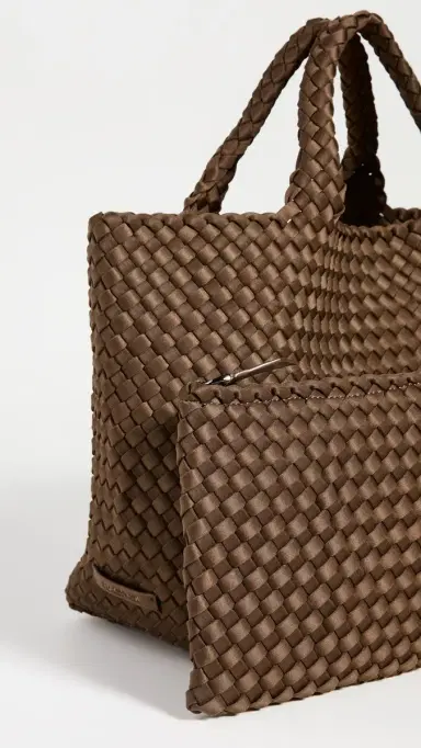 NAGHEDI St. Barths Medium Tote Mink One Size | Thumbnail 5 NAGHEDI St. Barths Medium Tote Mink One Size | Thumbnail 5