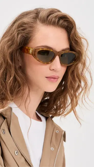 The Attico Maya Sunglasses Tortoise Shell One Size | Thumbnail 3 The Attico Maya Sunglasses Tortoise Shell One Size | Thumbnail 3
