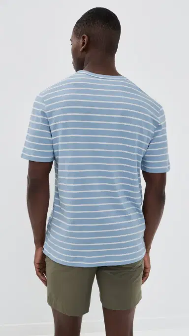 Faherty Sunwashed Tee Bermuda Sail Stripe | Thumbnail 3 Faherty Sunwashed Tee Bermuda Sail Stripe | Thumbnail 3