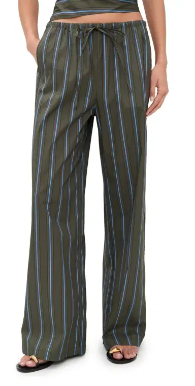 STAUD ateo Pants Huntington Stripe | Thumbnail 1 STAUD ateo Pants Huntington Stripe | Thumbnail 1