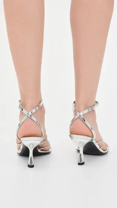 Christopher Esber Blaze Metallic Heels Mirror 37 | Thumbnail 3 Christopher Esber Blaze Metallic Heels Mirror 37 | Thumbnail 3