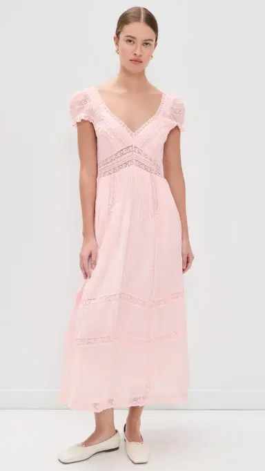 LoveShackFancy uvi Dress Pink | Thumbnail 2 LoveShackFancy uvi Dress Pink | Thumbnail 2