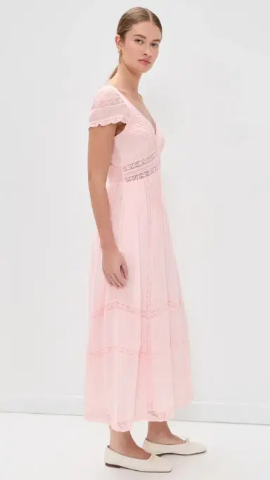 LoveShackFancy uvi Dress Pink | Thumbnail 4 LoveShackFancy uvi Dress Pink | Thumbnail 4