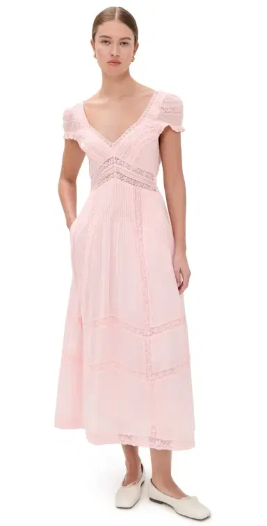 LoveShackFancy uvi Dress Pink | Thumbnail 1 LoveShackFancy uvi Dress Pink | Thumbnail 1