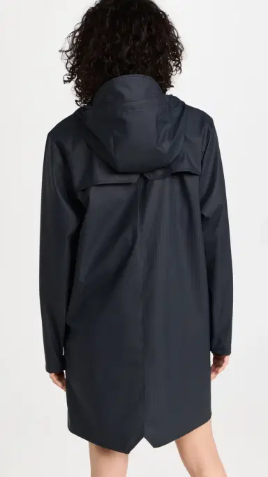 Rains Long Jacket Navy S | Thumbnail 3 Rains Long Jacket Navy S | Thumbnail 3