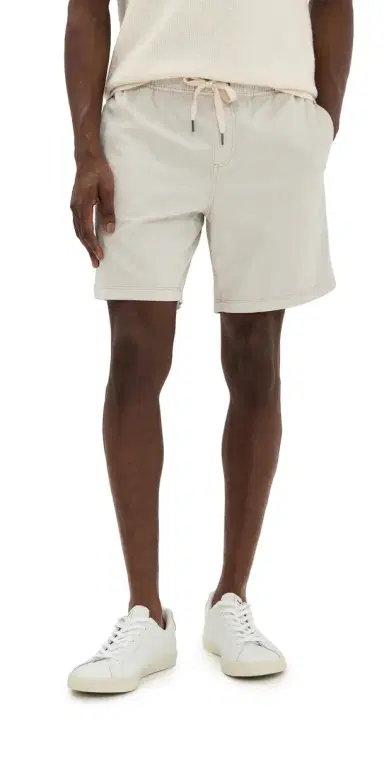 RAILS Cruz Drawstring Shorts 7 Natural | Thumbnail 1 RAILS Cruz Drawstring Shorts 7 Natural | Thumbnail 1